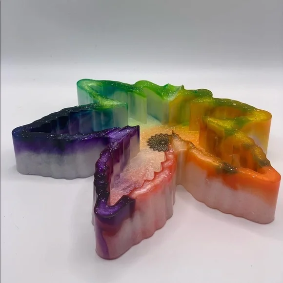 Mandala Rainbow ashtray - Picture 3 of 4